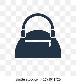 Barrel Handbag vector icon isolated on transparent background, Barrel Handbag transparency concept can be used web and mobile