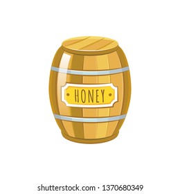 Barrel with honey icon logo