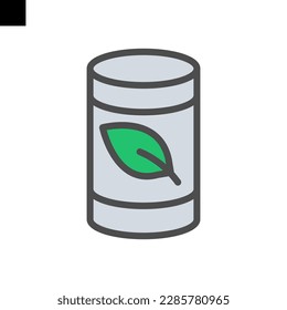 Barrel icon color style vector