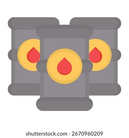 Elemento del icono del barril para el diseño