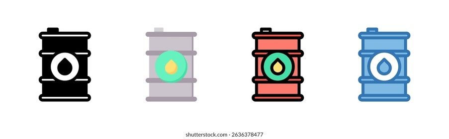 Barrel Icon Element For Design And Vector