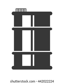 barrel icon. Gasoline station. vector graphic