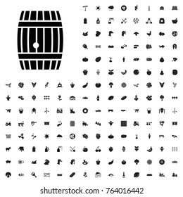 Barrel icon illustration isolated vector sign symbol. agriculture icons set for web and mobile.