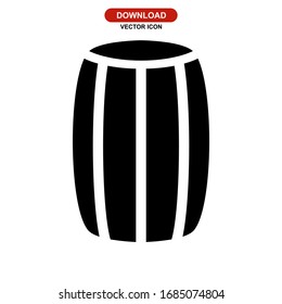 barrel icon or logo isolated sign symbol vector illustration - high quality black style vector icons
