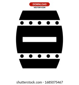 barrel icon or logo isolated sign symbol vector illustration - high quality black style vector icons
