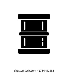 Barrel  icon or logo isolated sign symbol vector illustration - high quality black style vector icons
