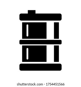 Barrel  icon or logo isolated sign symbol vector illustration - high quality black style vector icons
