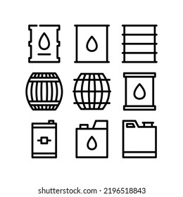 barrel icon or logo isolated sign symbol vector illustration - Collection of high quality black style vector icons
