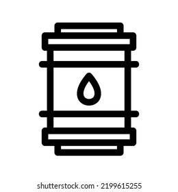 barrel icon or logo isolated sign symbol vector illustration - high quality black style vector icons
