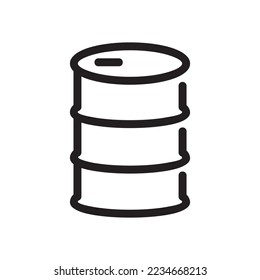 barrel icon or logo isolated sign symbol vector illustration - high quality black style vector icons