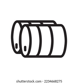 barrel icon or logo isolated sign symbol vector illustration - high quality black style vector icons