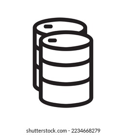 barrel icon or logo isolated sign symbol vector illustration - high quality black style vector icons