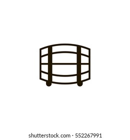 barrel icon. sign design