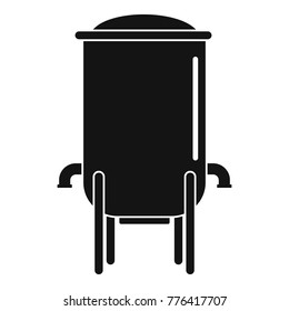 Barrel icon. Simple illustration of barrel vector icon for web