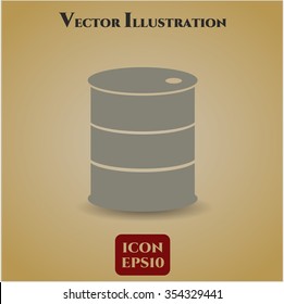 Barrel icon or symbol