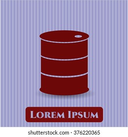 Barrel icon or symbol