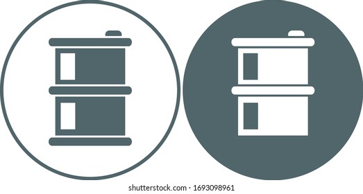 Barrel icon. Barrel symbol. Vector illustration