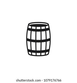 barrel icon in trendy flat style 