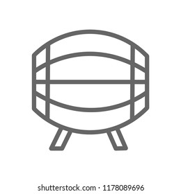 barrel icon vector