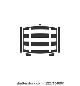 Barrel icon. Vector concept illustration for design. Vector illustration.