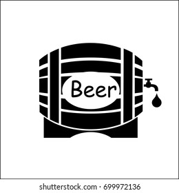 Barrel icon. Vector concept illustration for design.