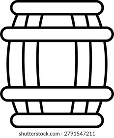 Barrel Icon Vector Element line icon design vector icons