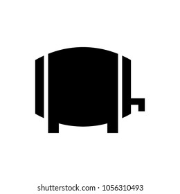 barrel icon, vector illustration.