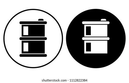 Barrel icon. Vector illustration