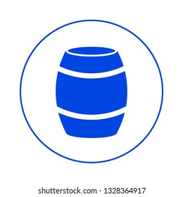 Barrel icon. Vector illustration