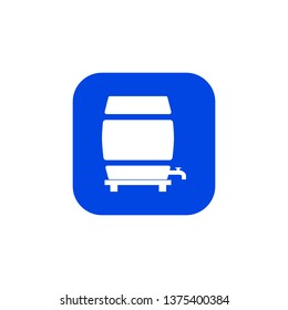 Barrel icon. Vector illustration