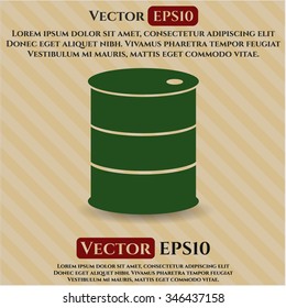 Barrel icon vector illustration