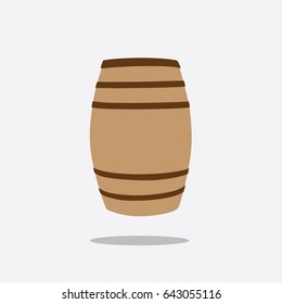 Barrel icon, vector illustration design. Drinks collection.