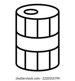 Barrel icon vector image. Can also be used for web apps, mobile apps and print media.