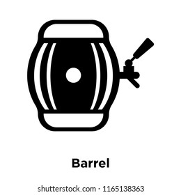 Barrel icon vector isolated on white background, Barrel transparent sign , beer symbols