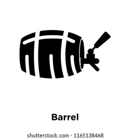 Barrel icon vector isolated on white background, Barrel transparent sign , beer symbols