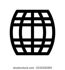 barrel icon. vector line icon for your website, mobile, presentation, and logo design.