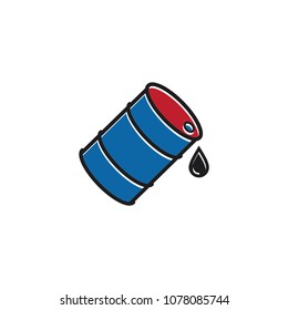 barrel icon vector logo template 
