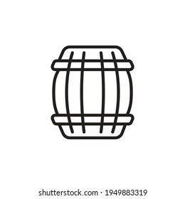 Barrel icon in vector. Logotype