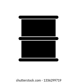 barrel icon vector. Oil barrel symbol 