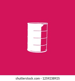 barrel icon vector. barrel sign on pink background. barrel icon for web and app