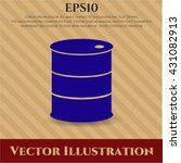 barrel icon vector symbol flat eps jpg app web concept website