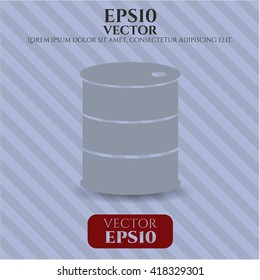barrel icon vector symbol flat eps jpg app web concept website