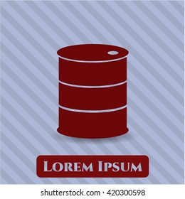 barrel icon vector symbol flat eps jpg app web concept website