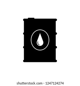 Barrel Icon Vector Template. Drum, Oil Container Illustration. Applied as Trendy Symbol for Design Elements, Websites, Presentation and Application - Vector.