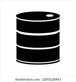 Barrel Icon Vector Template. flat illustration on white background..eps