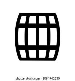 Barrel icon,vector illustration. Flat design style. vector barrel icon illustration isolated on White background, barrel icon Eps10. barrel icons graphic design vector symbols.