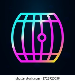Barrel, italy nolan icon. Simple thin line, outline vector of italy icons for ui and ux, website or mobile application