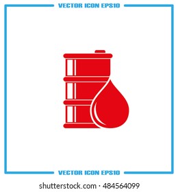 barrel liquid icon vector illustration eps10.