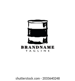 barrel logo design cute icon modern vector illustration