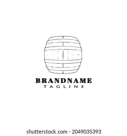 barrel logo design template icon modern vector